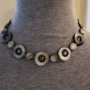 Gray necklace